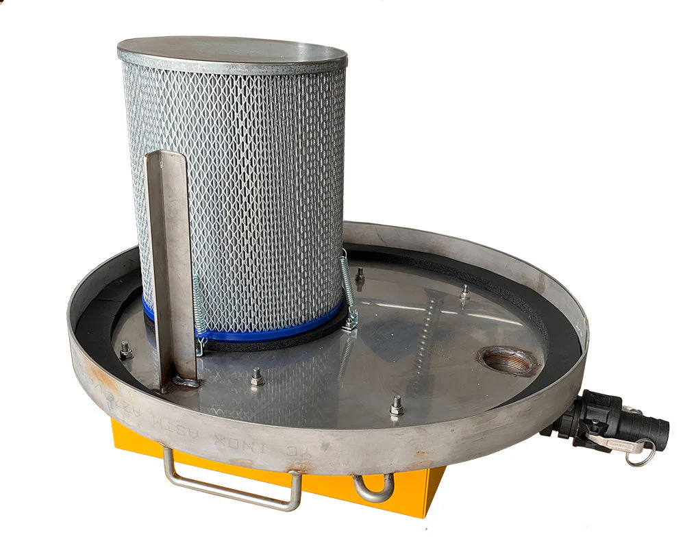 Drum Top Vacuum with dry filter